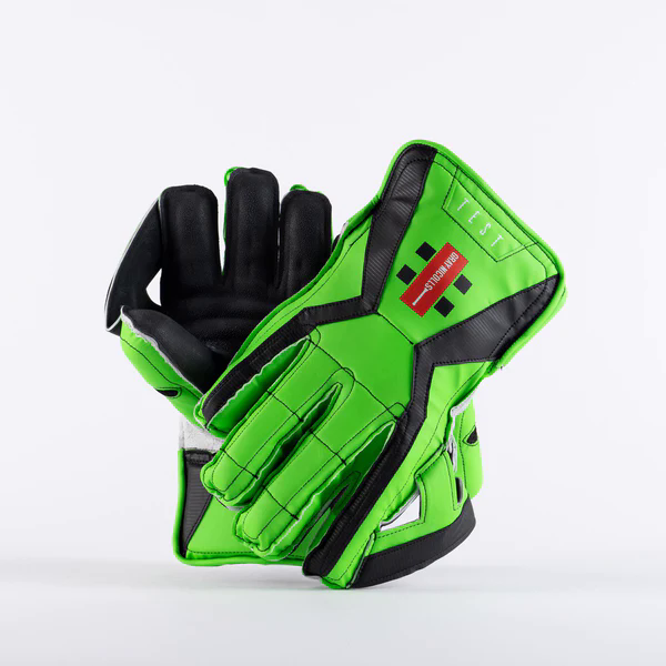 Test Green Wicket Keeping Gloves