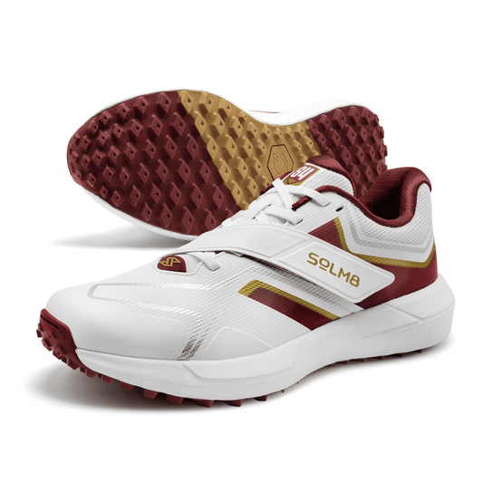 S4 - Silver Blue Cricket Rubber Shoes