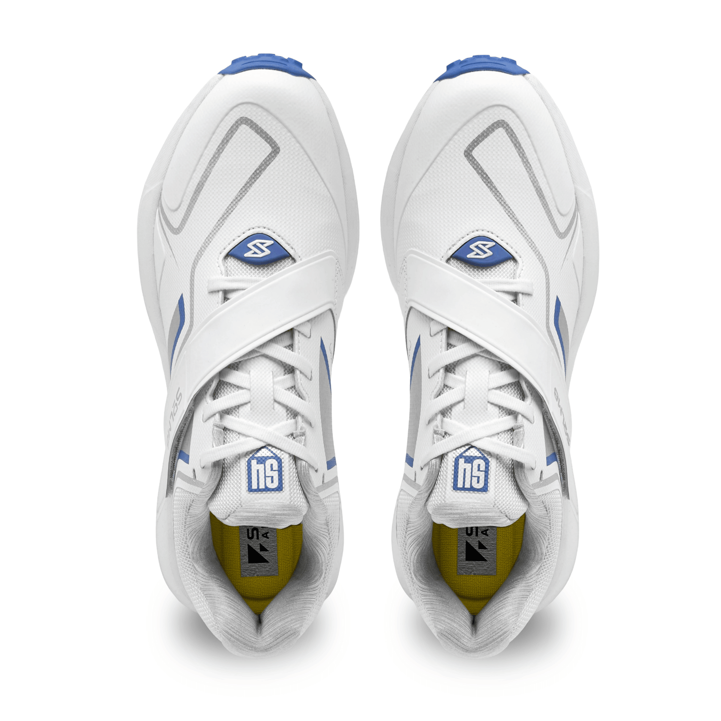 S4 - Silver Blue Cricket Rubber Shoes