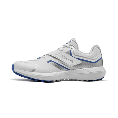 S4 - Silver Blue Cricket Rubber Shoes