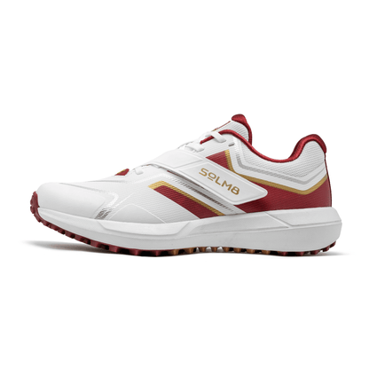 S4 - Maroon Gold Cricket Rubber Shoe