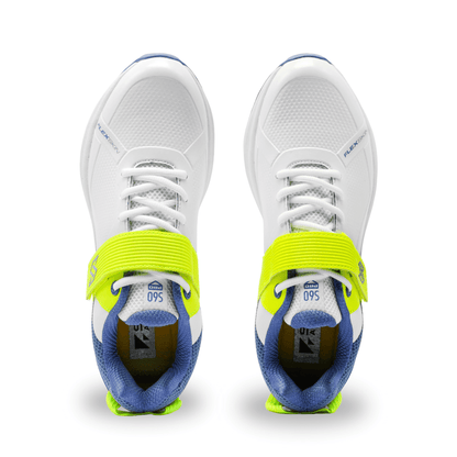 S60 PRO - Blue Lime Cricket Spike Shoes