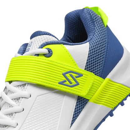 S60 PRO - Blue Lime Cricket Spike Shoes
